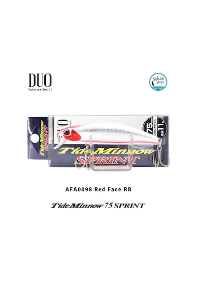 Duo Tide Minnow 75 Sprint AFA0098 Red Face RB