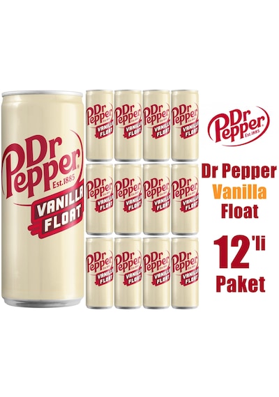 Dr Pepper Vanilla Float 12 x 330 ML