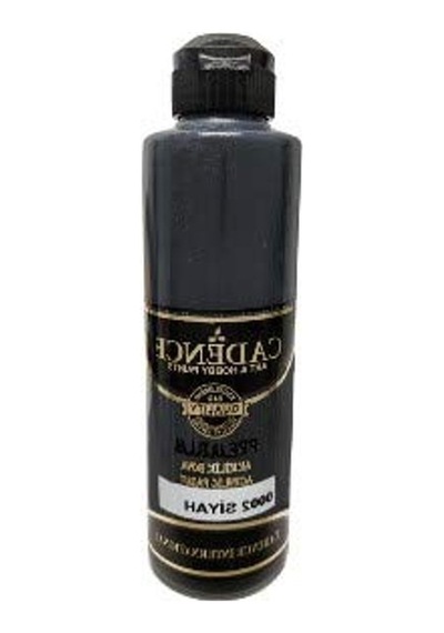 250 Ml Siyah Akrilik Ahşap Boyası 0,15 L