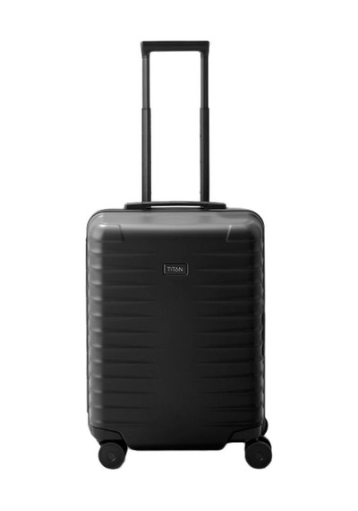 Titan Overseas 4 Wheel S23 Kabin Boy Valiz Siyah