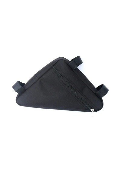 Bisiklet Bisiklet Çantası Ön Tüp Çerçeve Gidon Su Geçirmez Bisiklet Çantaları Üçgen Kese Çerçeve Tutucu Bisiklet Aksesuarları Alet Çantası Siyah