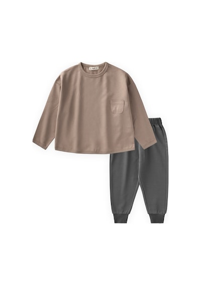 Cigit Sweatshirt Takım 2-7 Yaş S Vizon