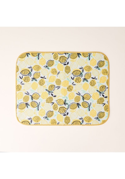 Soft Limon Desenli Bulaşık Kurutma Örtüsü - Renkli - 35x45 Cm Çok Renkli