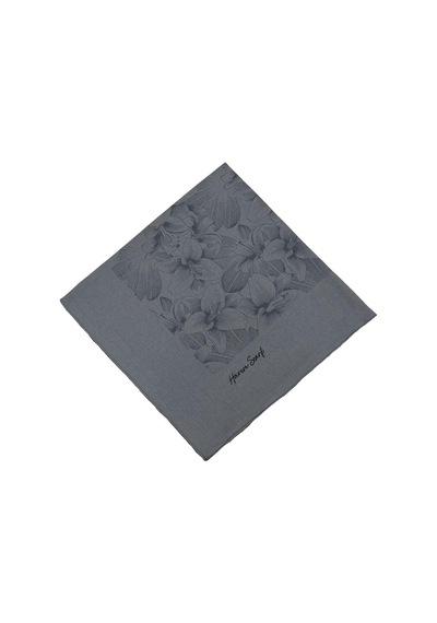 Harem Scarf Viskon Eşarp - Gold Derin - Füme Füme
