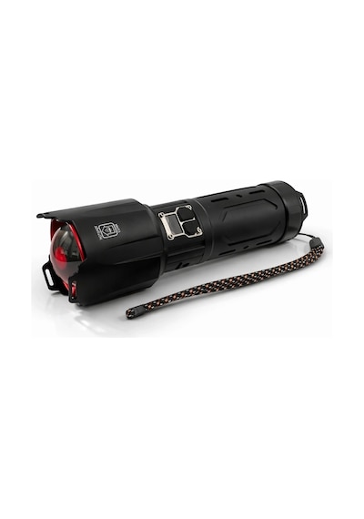 Bedotech Bd-2406 30w Tg Led Alüminyum Alaşımlı Zoomlu Type-c Dijital Göstergeli Şarjlı El Feneri