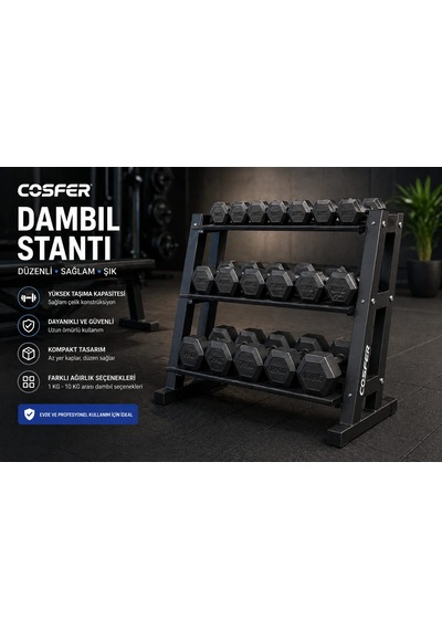 Arfur 1kg+1kg Plastik Dambıl Seti
