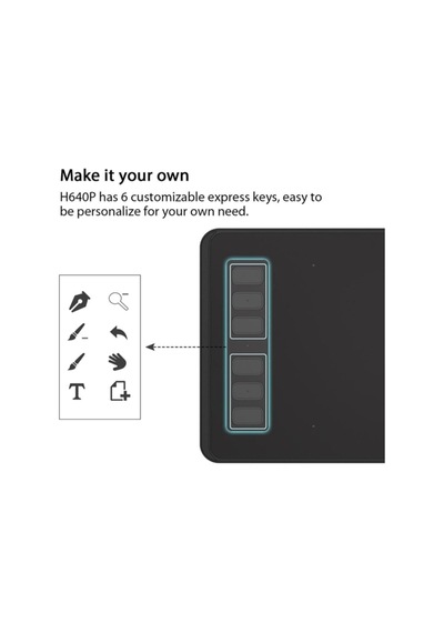 Tr Inspiroy H640p Grafik Çizim Tablet Android Uyumlu Nocolor-bea70d42