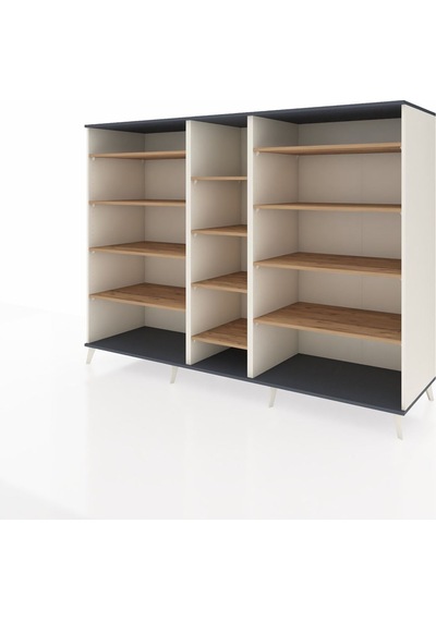 Kronos Dolap 11 Raflı 220x59x163 Aytaşı-antrasit/çam Aytaşı-antrasit/çam