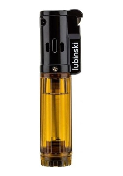 Lubinski Cigar Basic Slim Tek Torch Puro Çakmağı Sarı Lb-123