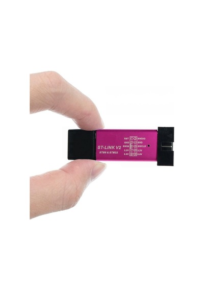 St-lınk V2 Mini -- Stlınk V2 Klon -- Metal Kutu -- Stm32 Arm Jtag Programlayıcı - St Link V2