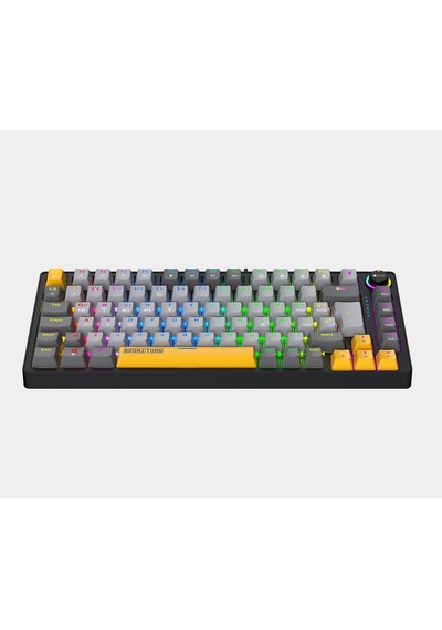 Bronzturq Mk1114 Rgb Kablosuz Üç Modlu Usb + 2.4 Ghz + Bluetooth Mekanik Klavye
