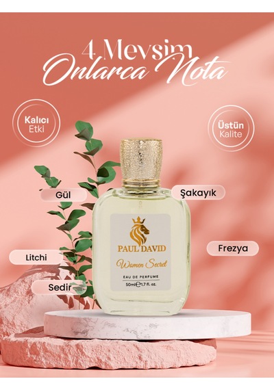 K-076 Çiçek Parfüm Uzun Süre Kalıcı 50ml Amber