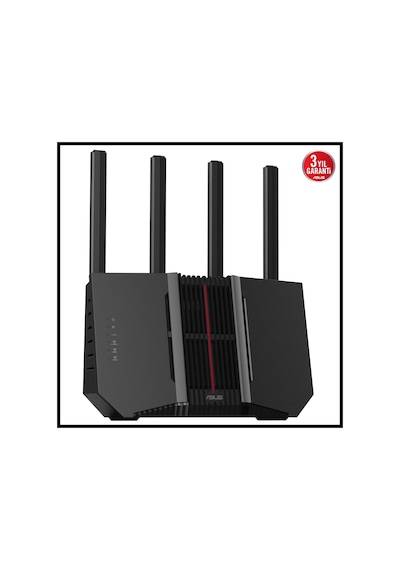 Asus Rt-be92, Be9700, 4 Port, 9700mbps, Tri Band, 6ghz Wifi 7, Aimesh, Gigabit Extendable Router