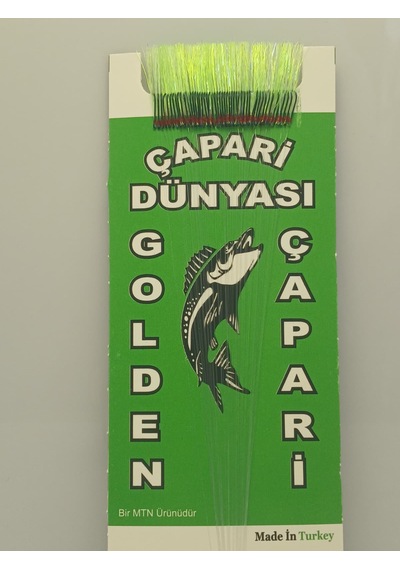 Golden 50 İğneli İstavrit Kösteği 12 No Siyah İğne -0,10 Mm -0,12 Mm Köstek Fıstık Yeşil