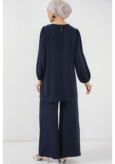 Bigdart Ayrobin Tunik Pantolon Alt Üst Takım 6712 - Lacivert