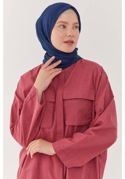 Mirsoy Scarf Piliseli Eşarp - Lacivert Lacivert
