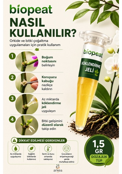 Köklendirme Jeli 1,5 Gr Keiki Macunu Orkide Çoğaltma Ve Köklenme Destekleyici Jel 1000