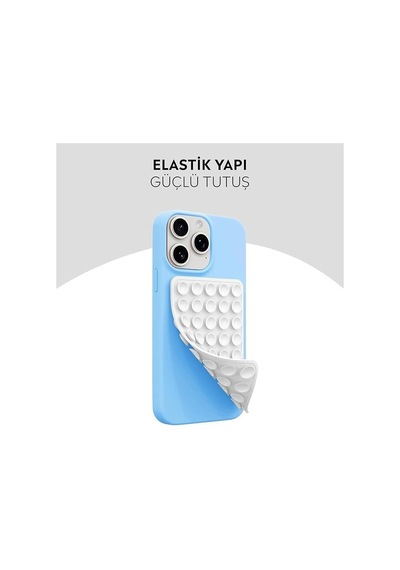 Silikon Vantuzlu Telefon Tutacağı Ahtapot Tasarım Siyah 2 Mixed