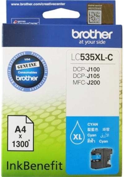 Brother Lc535Xl-C Mavi Kartus Kartuş 1300 Sayfa