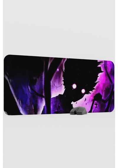 Mob Psycho 100 Anime V3 - 90x40 Xxl Gaming Kauçuk Kaymaz Taban Mouse Pad Fare Altlığı