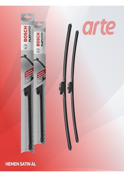 Mg Hs 2018 2024 Uyumlu Bosch Aeroeco Ön Ve Silecek Takımı 2'li Set