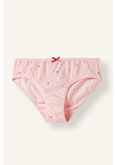 Defacto Baskılı Fiyonk Detaylı Penye 3lü Slip Külot Kız Çocuk I4200a826auwt34 Beyaz-wt34