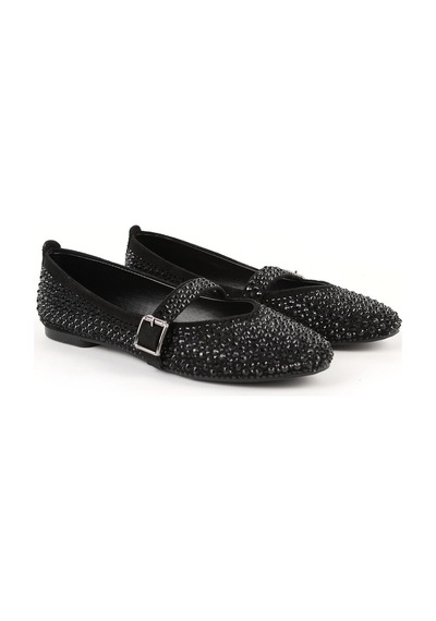 Lbr Libero L080.99 Tamamı Taş İşlemeli Bantlı Mary Jane Kadın Babet Siyah Lbr Libero L080.99 Tamamı Taş İşlemeli Bantlı Mary Jane Kadın Babet Siyah