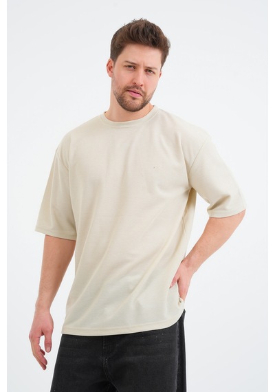 Redline Sway Erkek Oversize Tişört Bej