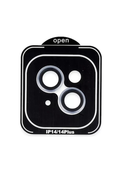 iPhone  Uyumlu  14 Pvd Metal Kamera Lens - Mavi