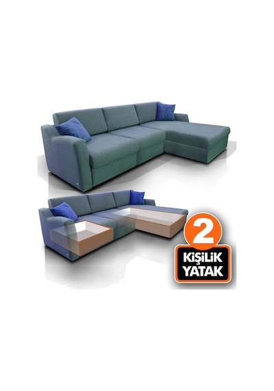 Seray Serios Şezlonlu Yataklı Köşe Takımı