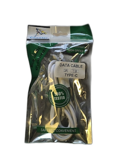Usb Type-c Hızlı Şarj Kablosu 1 Metre - 67w Destekli Data Ve Şarj Kablosu - Beyaz