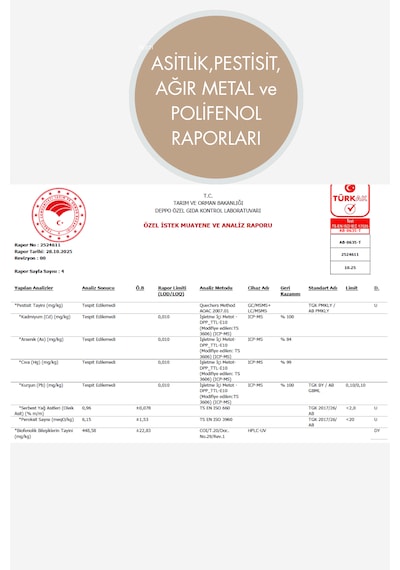20 Lt Natürel Birinci Zeytinyağı Yüksek Polifenollü , Soğuk Sıkım , Düşük Asit