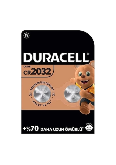 Sh Duracell Cr2032 Lityum Düğme Pil 2li Paket Najmaddin