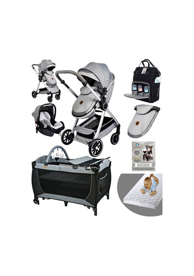 Baby Home 7 In 1 Yeni Doğan Set 990 Travel Sistem Bebek Arabası 560 Oyun Parkı Yatak Beşik