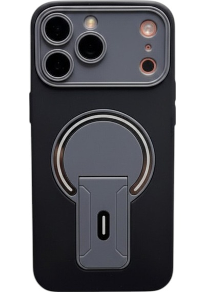 Apple Uyumlu iPhone 17 Pro Max Uyumlu Kapaklı Kılıf Siyah