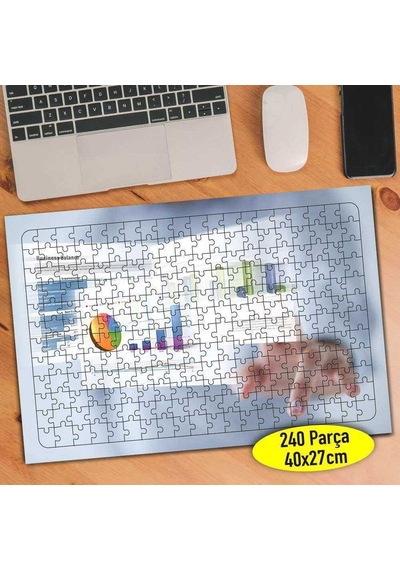 Danışmanlık Veri Analiz İş Dünyası 240 Parça Puzzle Yapboz-157599