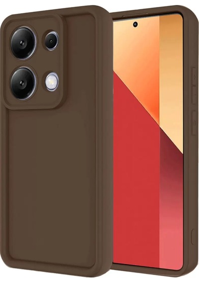 Newface Xiaomi Redmi Note 13 Pro 4g Kılıf Viera Silikon - Kahverengi
