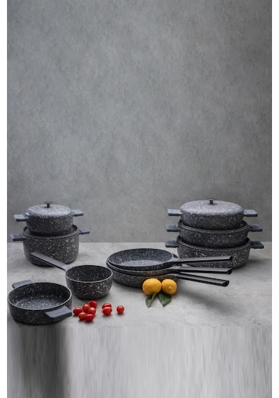 Emsan Perge Döküm Granit 24 CM Tava