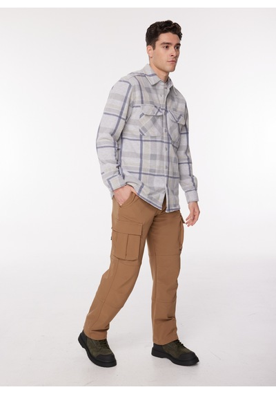 Discovery Expedition Gri Erkek Relaxed Fit Kareli Gömlek D3wm-gml3