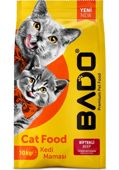 Bado Yetişkin Kedi Maması Etli 10 Kg