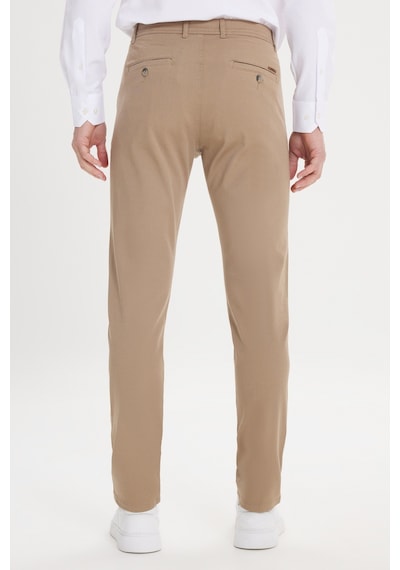 Ac&Co / Altınyıldız Classics Slim Fit Dar Kesim Pamuklu Esnek Chino Erkek Pantolon - Camel
