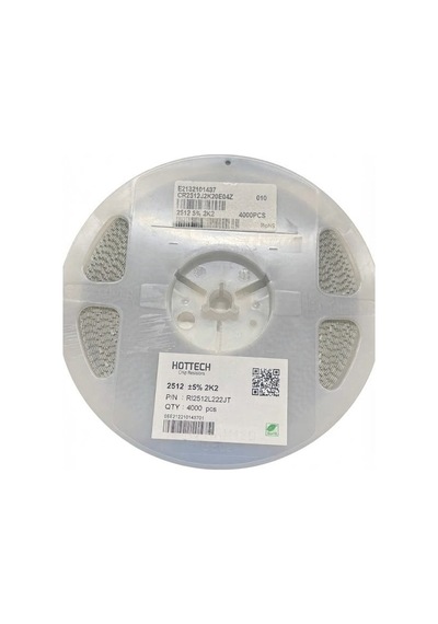 Hottech 2512 2k2 5% Smd Direnç / Çip Direnç 4000 Adet Makara Paket