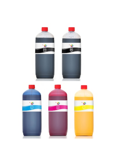 QC Canon imagePROGRAF TX-3100 Uyumlu Yazıcı Mürekkep Seti 1000ml 5 Renk