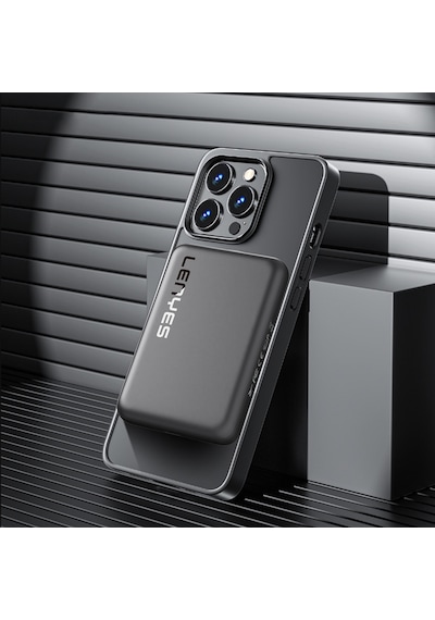 Lenyes Pw139d Pd 20w Ultra İnce Hızlı Şarj Özellikli Wireless Powerbank 15w 10000mah Siyah