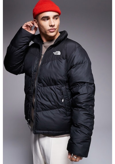 The North Face Saikuru Puffer Jacket Erkek Suitici Sentetik Dolgu Spor Mont Siyah Siyah