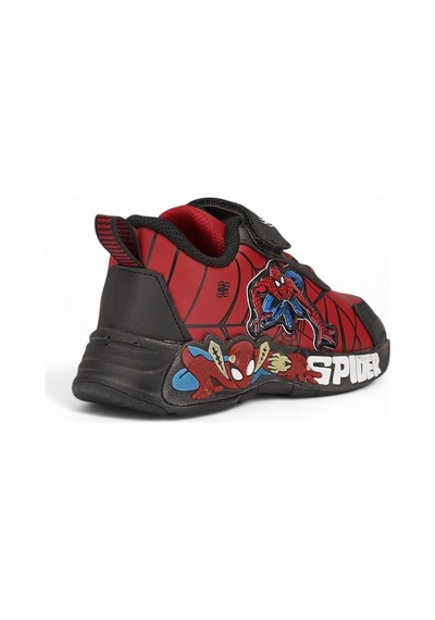 Spıderman 836 Erkek Çocuk Işıklı Sneaker Kırmızı/siyah