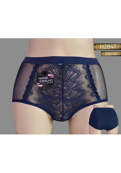 Nivemeshome 2847 Yüksek Bel Toparlayıcı Külot Helena Paris Siyah