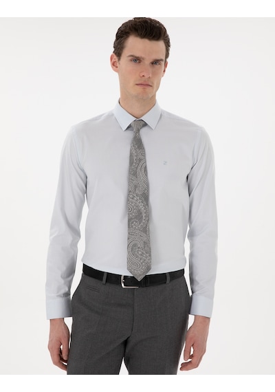 Pierre Cardin Erkek Açık Mavi Gömlek Desenli 50305250-vr003 Açik Mavi