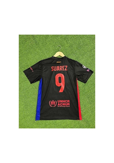 Barcelona Yeni Sezon Luis Suarez Yetişkin Forması Black Çok Renkli