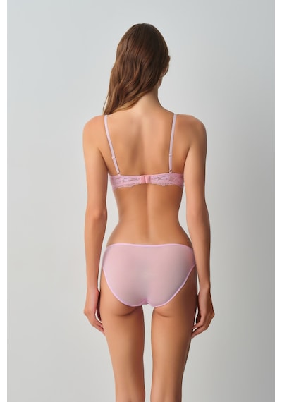 Suwen Scarlet Dantelli Slip Külot Wsl10210204077 Pembe